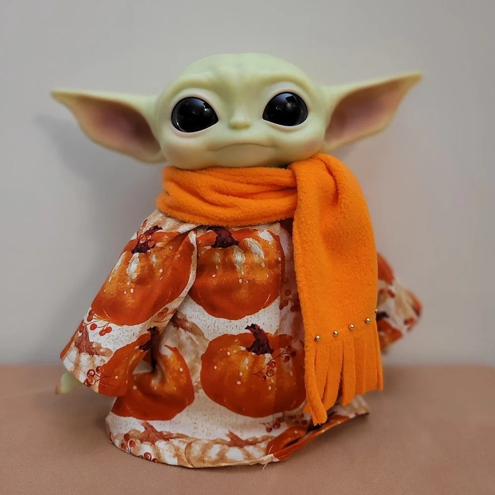 2pc. Fall Pumpkin Outfit & Scarf set for 11